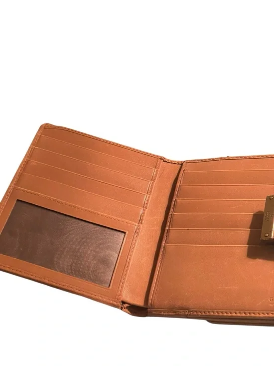 Authentic Vintage Gucci GG Canvas Continental Wallet – Brown Monogram – Rare - Picture 13 of 15